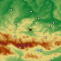 Nearby Forecast Locations - Sewliewo - mapa