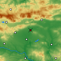 Nearby Forecast Locations - Nowa Zagora - mapa