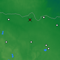 Nearby Forecast Locations - Nowe Okmiany - mapa