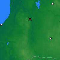Nearby Forecast Locations - Kuldyga - mapa