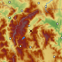 Nearby Forecast Locations - Czegrane - mapa