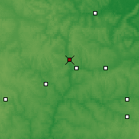 Nearby Forecast Locations - Zwinogródka - mapa