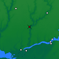 Nearby Forecast Locations - Snihuriwka - mapa
