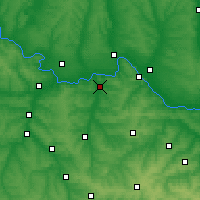 Nearby Forecast Locations - Siewiersk - mapa