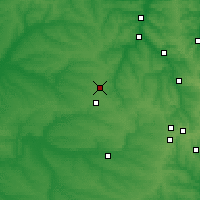 Nearby Forecast Locations - Rodynśke - mapa