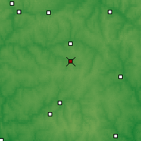 Nearby Forecast Locations - Mała Wyska - mapa