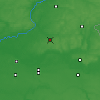 Nearby Forecast Locations - Królewiec - mapa