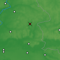Nearby Forecast Locations - Głuchów - mapa
