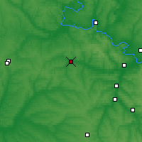 Nearby Forecast Locations - Barwinkowe - mapa