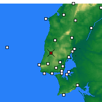 Nearby Forecast Locations - Mafra - mapa