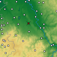 Nearby Forecast Locations - Erftstadt - mapa