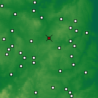 Nearby Forecast Locations - Wigston Magna - mapa