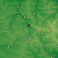 Nearby Forecast Locations - Torećk - mapa