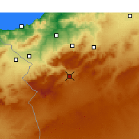 Nearby Forecast Locations - Sabdu - mapa