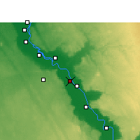 Nearby Forecast Locations - Abu Tidż - mapa
