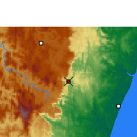Nearby Forecast Locations - Ikongo - mapa