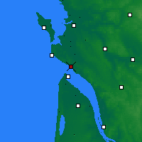 Nearby Forecast Locations - Royan - mapa