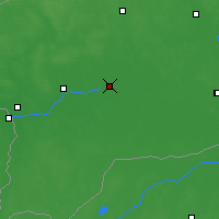 Nearby Forecast Locations - Kobryń - mapa