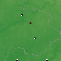 Nearby Forecast Locations - Klimowicze - mapa