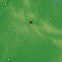Nearby Forecast Locations - Oszmiana - mapa