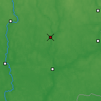 Nearby Forecast Locations - Czausy - mapa