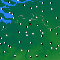 Nearby Forecast Locations - Rijkevorsel - mapa