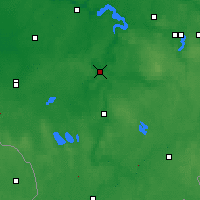 Nearby Forecast Locations - Birsztany - mapa