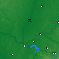 Nearby Forecast Locations - Kiejdany - mapa