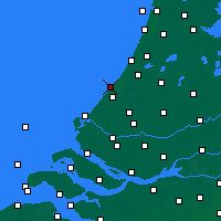 Nearby Forecast Locations - Scheveningen - mapa