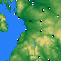 Nearby Forecast Locations - Kilmarnock - mapa