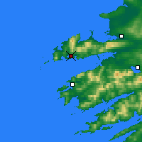Nearby Forecast Locations - An Daingean - mapa