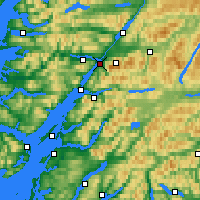 Nearby Forecast Locations - Fort William - mapa