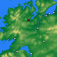 Nearby Forecast Locations - Letterkenny - mapa