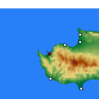 Nearby Forecast Locations - Polis - mapa