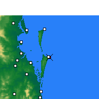 Nearby Forecast Locations - Point Lookout - mapa