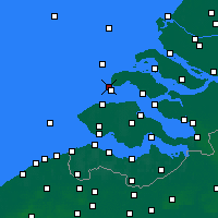 Nearby Forecast Locations - Renesse - mapa
