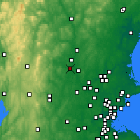 Nearby Forecast Locations - Nashua - mapa