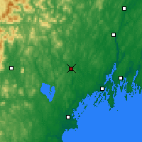 Nearby Forecast Locations - Lewiston - mapa