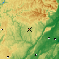 Nearby Forecast Locations - Sullivan - mapa