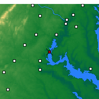 Nearby Forecast Locations - Quantico - mapa