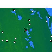 Nearby Forecast Locations - Kissimmee - mapa