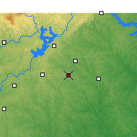 Nearby Forecast Locations - Winder - mapa