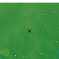 Nearby Forecast Locations - Mount Vernon - mapa
