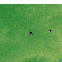 Nearby Forecast Locations - Bowling Green - mapa