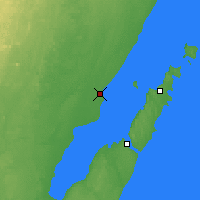 Nearby Forecast Locations - Menominee - mapa