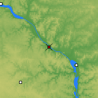Nearby Forecast Locations - Winona - mapa