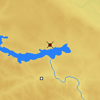 Nearby Forecast Locations - Garrison - mapa
