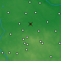 Nearby Forecast Locations - Piątek - mapa