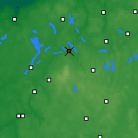Nearby Forecast Locations - Ostróda - mapa