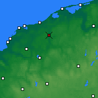 Nearby Forecast Locations - Słupsk - mapa